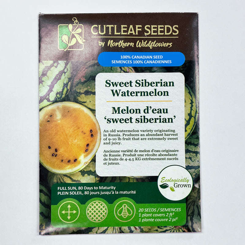 Watermelon, Sweet Siberian Seeds