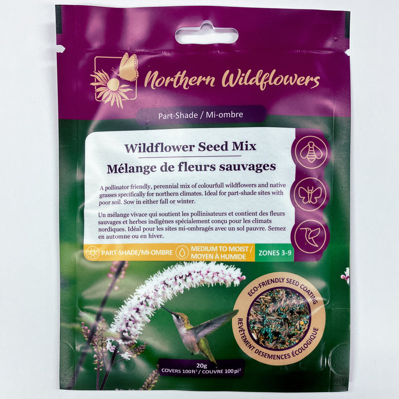 Wildflower Seed Mix: Part Shade