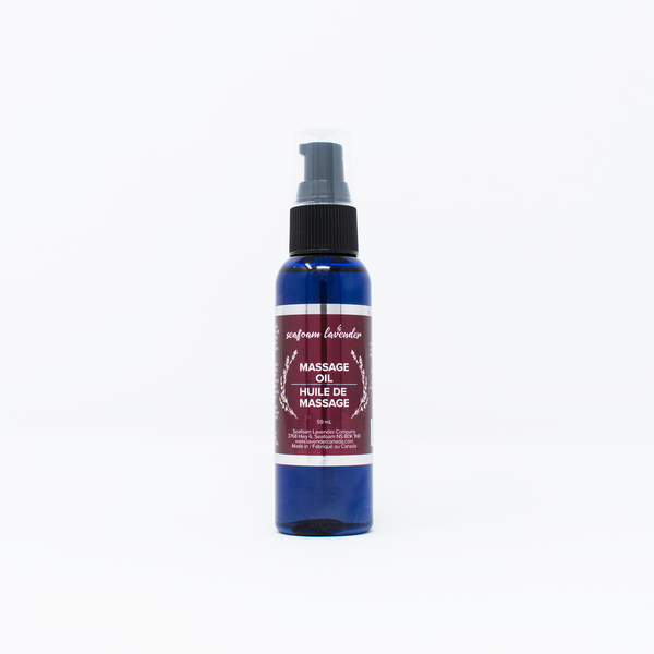 Massage Oil (Argan and Lavender) – Seafoam Lavender