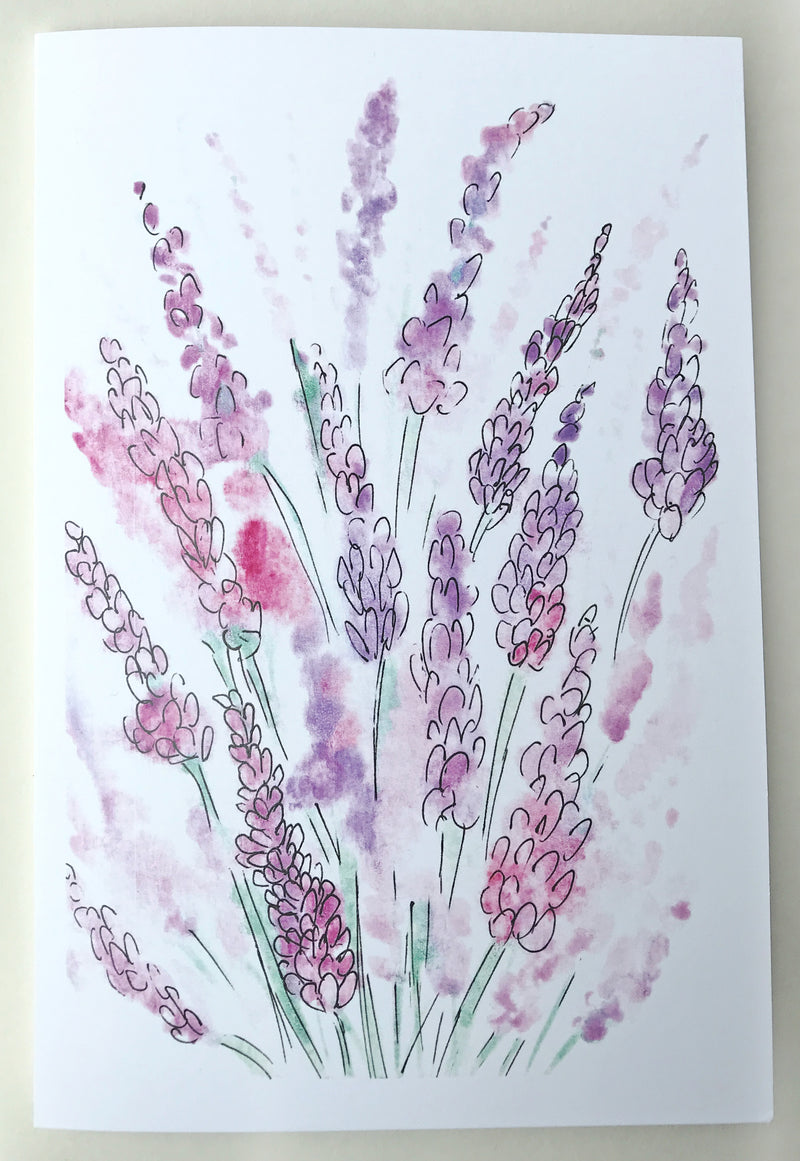 Greeting Cards - Seafoam Lavender